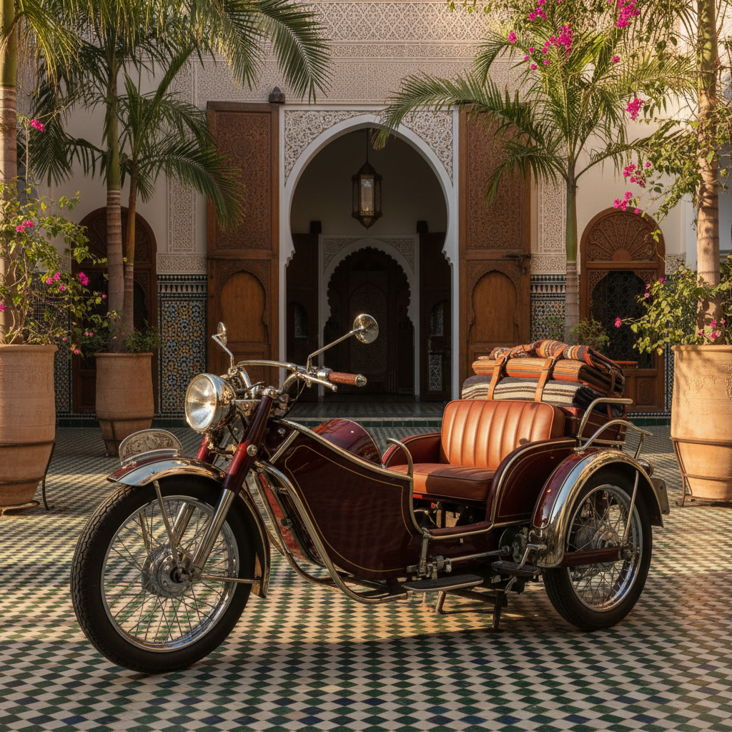 L'art de voyager avec The Marrakech Sidecar